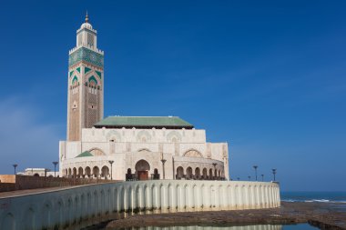 Hassan II mosque, Casablanca, Morocco clipart