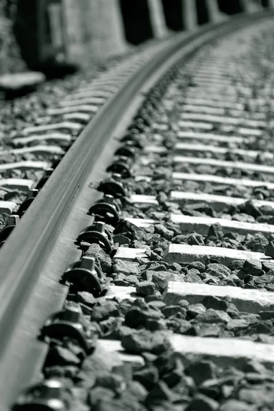 stock image Railways track in Alava, Spain