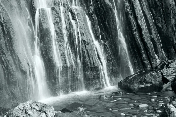 Vodopád collados del ason, Kantábrie, Španělsko — Stock fotografie
