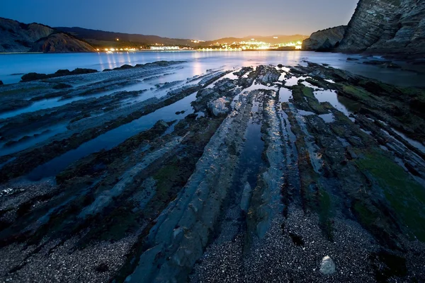Pláž barrika, bizkaia, Španělsko — Stock fotografie