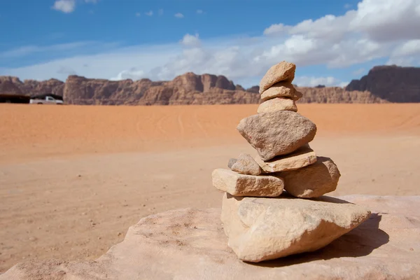 Wüste von Wadi Rum — Stockfoto