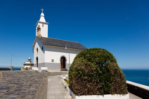 stock image Church of Luarca, Asturias, Spain