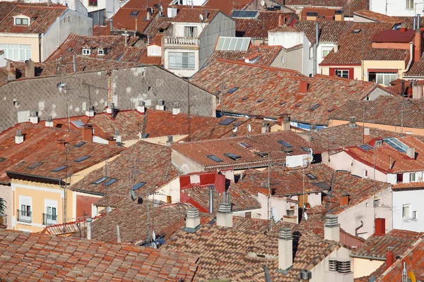 Çatılar şehir, burgos içinde castilla y leon, İspanya — Stok fotoğraf
