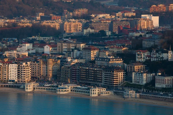 Vista de San Sebastián, Gipuzkoa, España — Foto de Stock