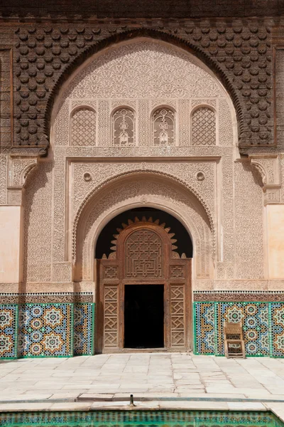 Medersa Ben Yousef, Marrakech, Morocco — Stock Photo, Image