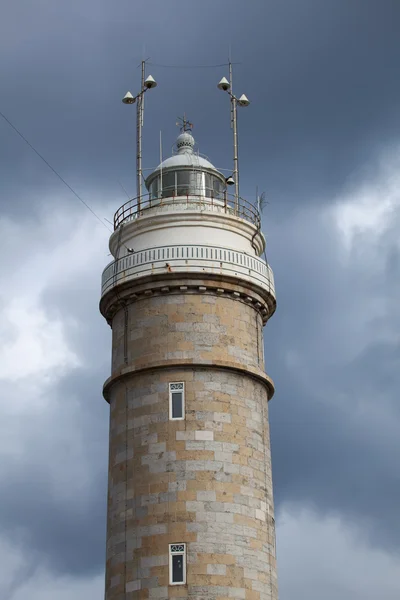 Bürgermeister Leuchtturm Kap, Santander, Kantabrien, Spanien — Stockfoto