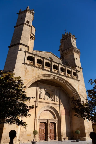 Kościół elciego, la rioja, Hiszpania — Zdjęcie stockowe