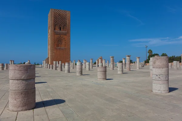 Hassan-tornet, rabat, Marocko — Stockfoto