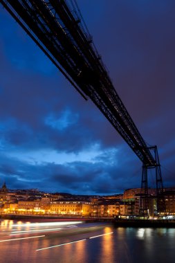 Köprü bizkaia, getxo, vizcaya, İspanya