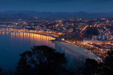 panoramik, san sebastian, gipuzkoa, İspanya