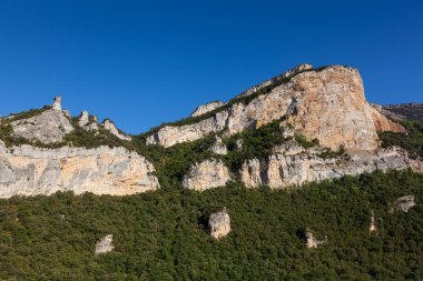 Canyon of the Horadada, Trespaderne, Burgos, Spain clipart