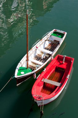 Boats in Ondarroa, Bizkaia, Spain clipart