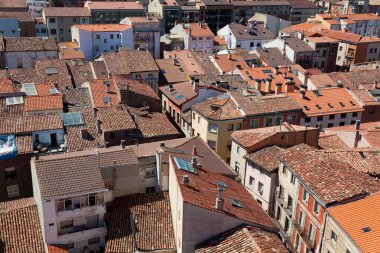 çatılar santo domingo de la calzada, la rioja, spain