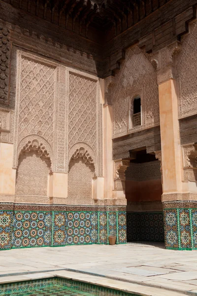 Medersa ben Júsuf, marrakech, Maroko — Stock fotografie