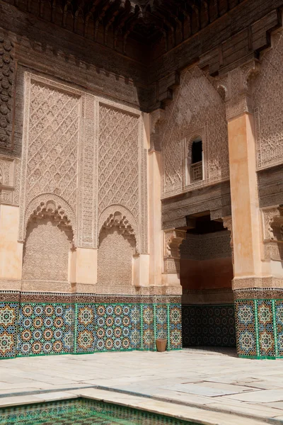 Medreseler ben Yusuf, marrakech, Fas — Stok fotoğraf