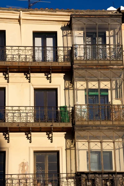 Huizen van segovia, castilla y leon, Spanje — Stockfoto
