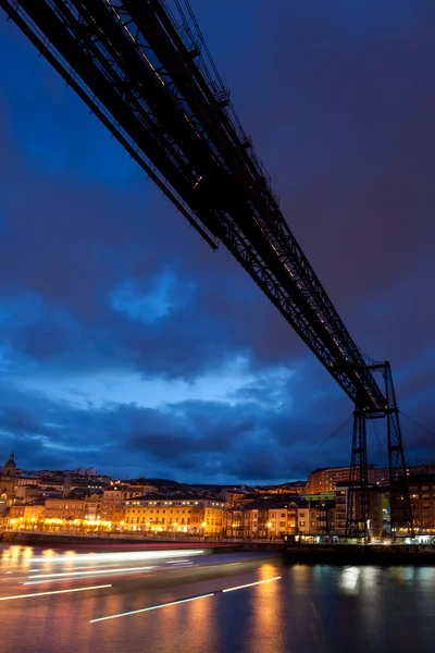 Köprü bizkaia, getxo, vizcaya, İspanya — Stok fotoğraf