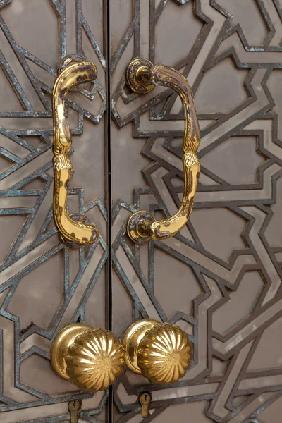 stock image Door of the mosque Hassan II, Casablanca, Morocco