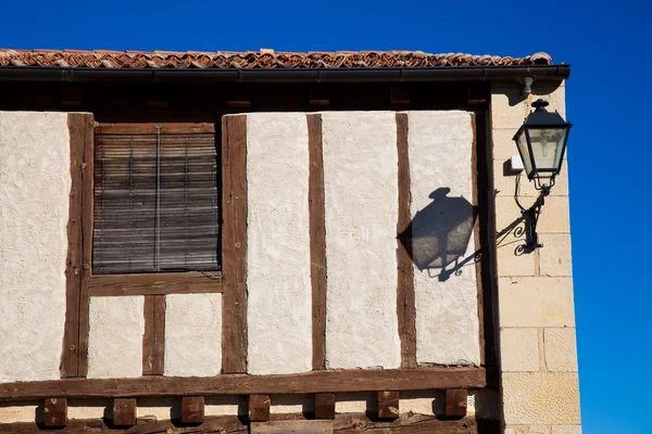 Дома Pedraza, Segovia, Castilla y Leon, Spain — стоковое фото