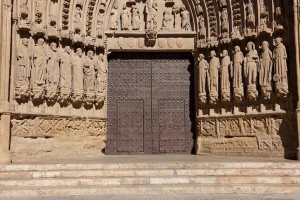 Cattedrale di Huesca, Aragona, Spagna — Foto Stock
