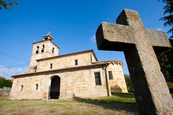 Εκκλησία του quisicedo, burgos, castilla y leon, Ισπανία — Φωτογραφία Αρχείου