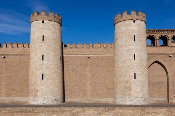 Aljaferia палац, Сарагоса, Арагон, Іспанія — стокове фото