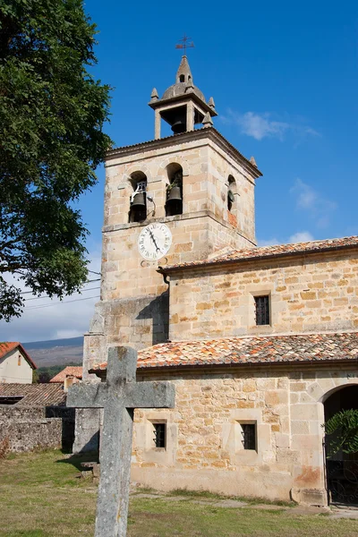 Церква Quisicedo, Бургос, Castilla y-Леон, Іспанія — стокове фото