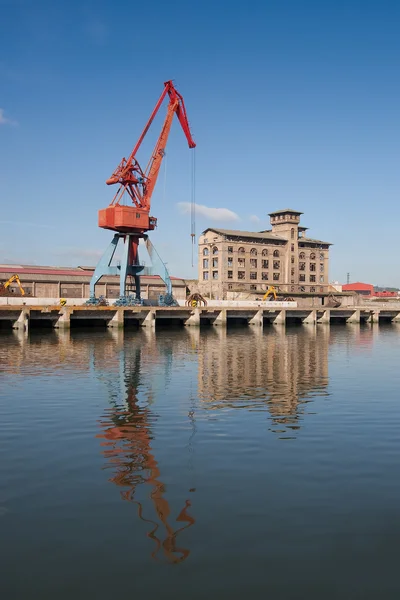 Industrie dans le fleuve de Nervion, Bilbao, Biscaye, Espagne — Photo