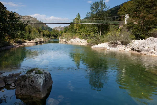 Dobra floden, Asturien, Spanien — Stockfoto