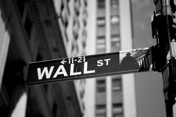 Wall street, New York, USA — Stock Photo, Image