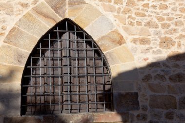 pencere santillana del mar, cantabria, İspanya