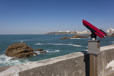 Deniz biarritz, aquitaine, Fransa