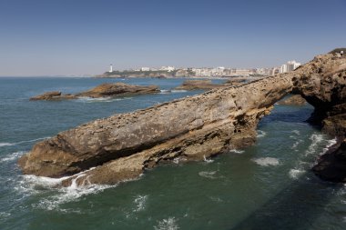 Deniz biarritz, aquitaine, Fransa