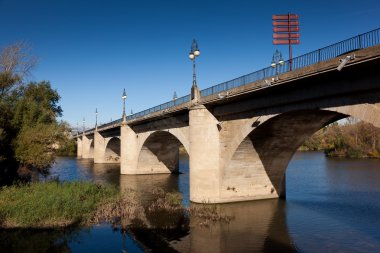 Bridge of stone, Logroño, La Rioja, Spain