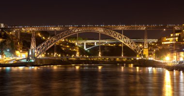 Bridge of don Luis I in Porto, Portugal