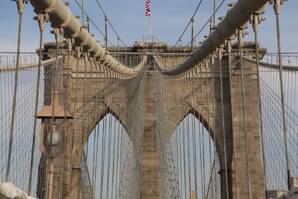Brooklin Bridge, New York, Vereinigte Staaten — Stockfoto