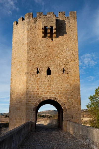 Γέφυρα του frias, burgos, castilla y leon, Ισπανία — Φωτογραφία Αρχείου