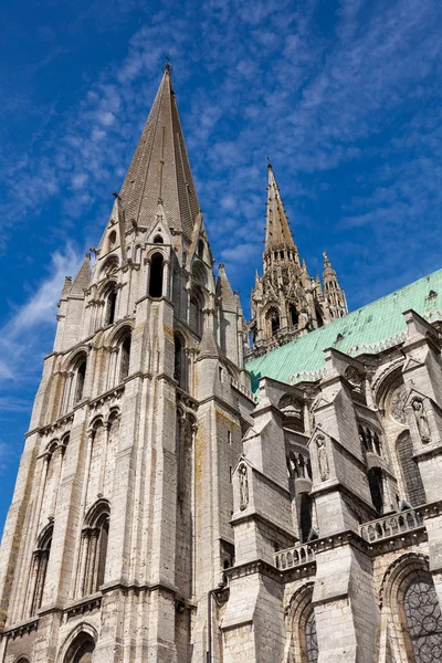 Kathedraal van chartres, eure y loir, Frankrijk — Stockfoto