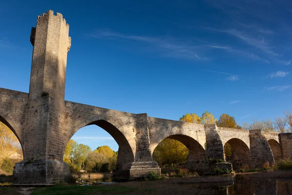 Puente en Frias, Burgos, Castilla y León, España — Foto de Stock