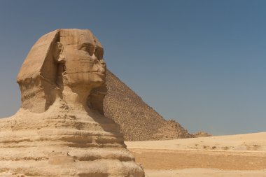 Great sphinx of Guiza, Cairo, Egypt clipart