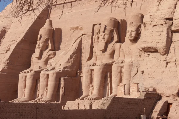Templo de Abu Simbel, Egito — Fotografia de Stock