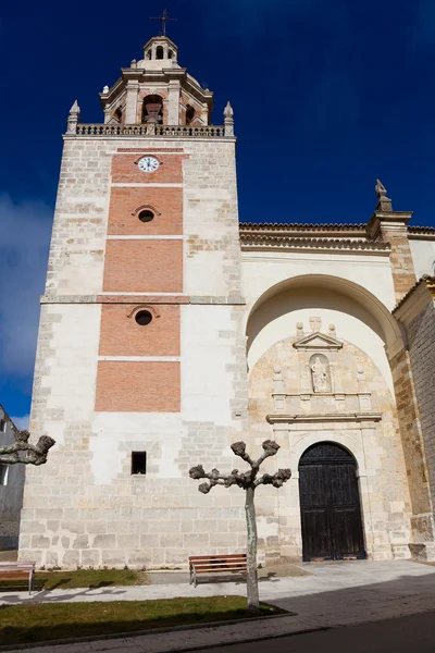 Church of San Andres, Carrion de los Condes, Tierra de Campos, P — Stock Photo, Image
