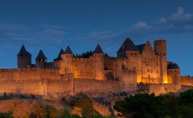 Carcassonne, Languedoc Roussillon, France clipart