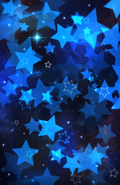 Абстрактный фон со звездами — стоковое фото