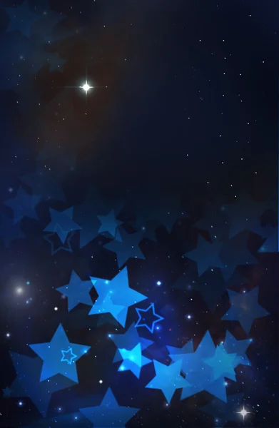 Elvont háttér csillagokkal Stock Kép