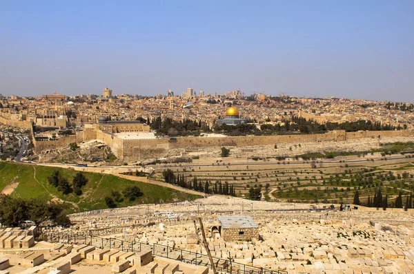 Gamla judiska kyrkogården .jerusalem — Stockfoto