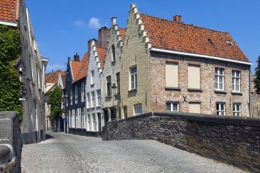 Streets of Ghent Belgium clipart