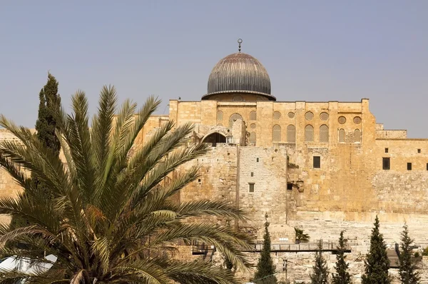 Le mura dell'antica Gerusalemme — Foto Stock