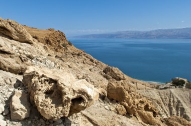 View of the Dead Sea clipart