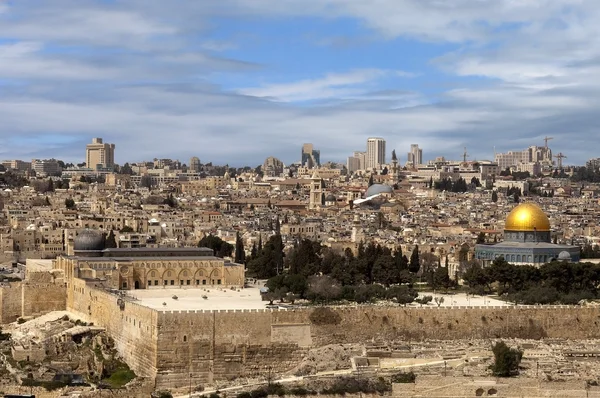 Vista de la antigua Jerusalén — Foto de Stock